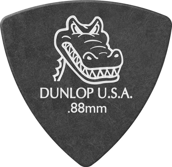 Dunlop 572P Gator Grip Small Triangle Picks, .88mm, 6 Player Pack