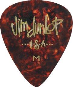 Dunlop 483P Genuine Celluloid Picks, Heavy, Shell, 12 Pack
