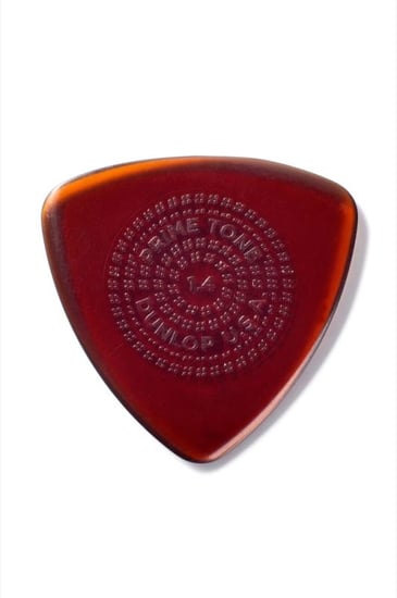 Dunlop PrimeTone Sculpted & Hand Finished Plectrum 3 Pack (1.4mm Triangle with Grip)