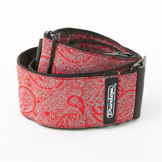 Dunlop D67 Jaquard Strap, Paisley Red