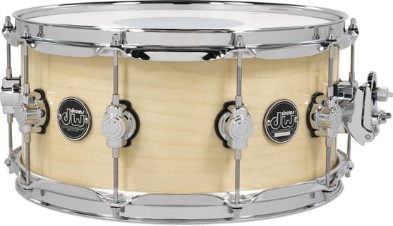 DW Performance Series 14x6.5in Snare, Natural Lacquer