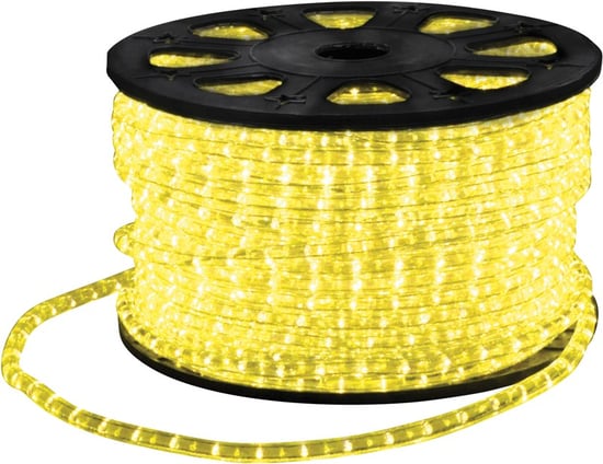 Eagle G600B Static LED Rope Light Kit, 90m, Yellow