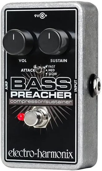 Electro-Harmonix Bass Preacher Compressor/Sustainer Pedal