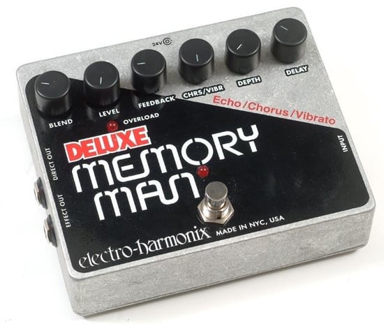 Electro-Harmonix Deluxe Memory Man Delay Chorus Vibrato Pedal