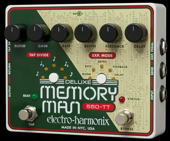 Electro-Harmonix Deluxe Memory Man 550-TT Delay Pedal