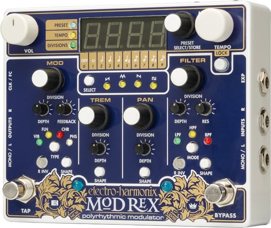 Electro-Harmonix Mod Rex Polyrhythmic Modulator Pedal