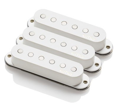 EMG CROSSROAD-SET Single Coil Pickup Set, White