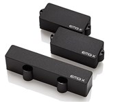 EMG PJX-SET PJ Style Active Bass Pickup Set, Black