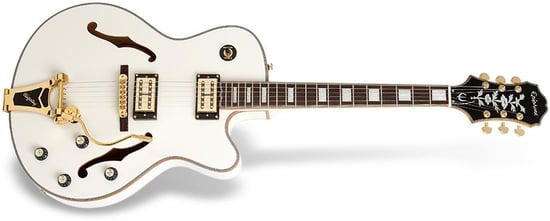 Epiphone Emperor Swingster White Royale (Pearl White)