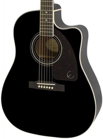 Epiphone J-45 EC Studio, Ebony (AJ-220SCE)