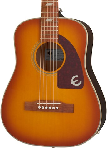 Epiphone Lil' Tex Acoustic, Faded Cherry Sunburst