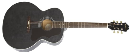Epiphone Limited Edition EJ-200 Artist (Trans Black, Flame Maple Top)