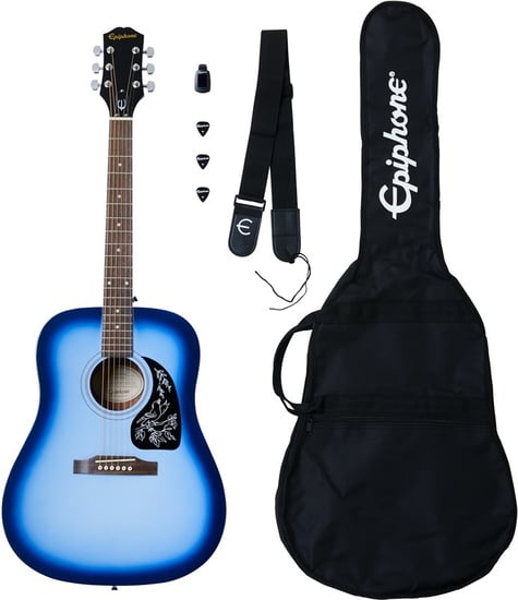 Epiphone Starling Acoustic Pack, Starlight Blue