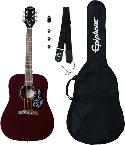 Epiphone Starling Acoustic Pack, Wine Red