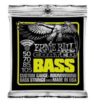 Ernie Ball 3832 Coated Regular Slinky Bass Strings (50-105)