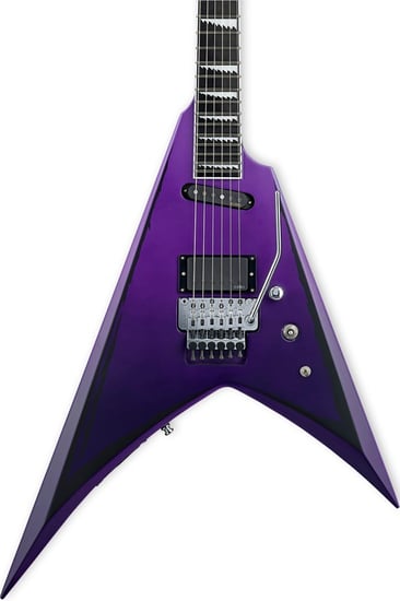 ESP E-II Alexi Ripped, Purple Faded Satin