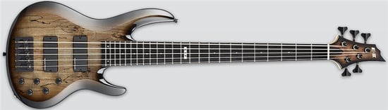 ESP E-II BTL-5 Bass, 5 String, Black Natural Burst