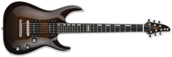 ESP E-II Horizon NT, Dark Brown Sunburst