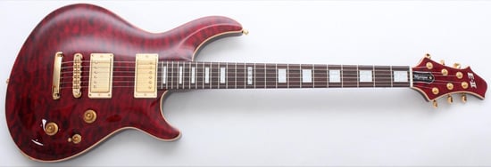 ESP E-II Mystique QM NT (See-Thru Black Cherry)