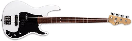ESP LTD AP-204 Bass, Snow White