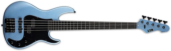 ESP LTD AP-5 Bass, 5 String, Pelham Blue