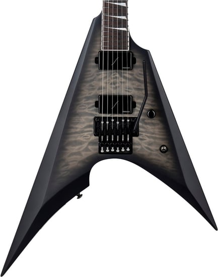 ESP LTD Arrow-1000 QM, Charcoal Burst Satin