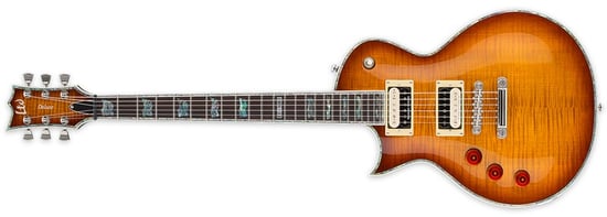 ESP LTD EC-1000, Amber Sunburst, Left Handed