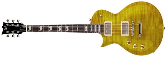 ESP LTD EC-256FM, Lemon Drop, Left Handed