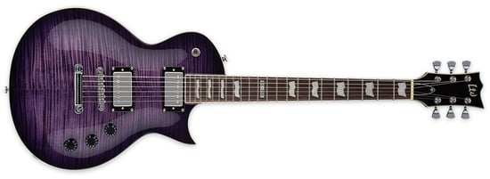 ESP LTD EC-256FM, See-Thru Purple Sunburst