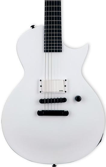 ESP LTD EC Arctic Metal, Snow White Satin