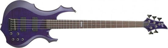 ESP LTD F-155 DX DSTP (Dark See-Thru Purple, 5 String)