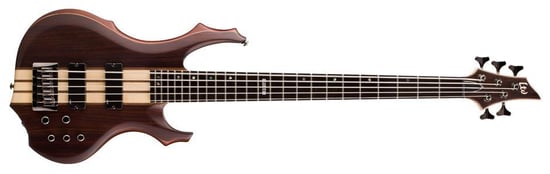 ESP LTD F-5E Bass, 5-String, Natural Satin