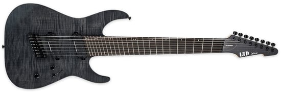 ESP LTD M-1008 Multiscale, 8 String, See-Thru Black