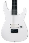 ESP LTD M-7HT Arctic Metal 7-String Baritone, Snow White Satin