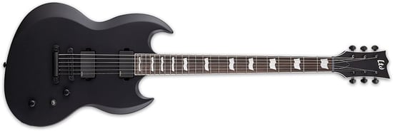 ESP LTD Viper-400B, Baritone, Black Satin