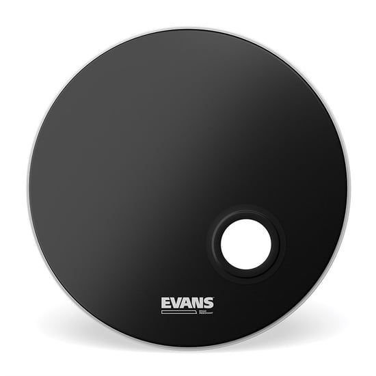 Evans EMAD Resonant Black Bass Drum Head 24in, BD24REMAD