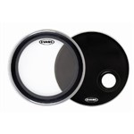 Evans EMAD Clear & EMAD Reso Drum Head Pack (22in) - EBP-EMADSYS