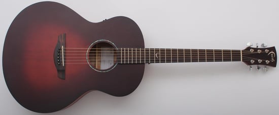 Faith FKNECB Naked Series Neptune Baby Jumbo Electro Acoustic (Cherry)