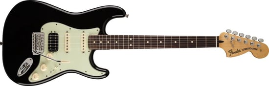 Fender 2013 Deluxe Lone Star Stratocaster (Black, Rosewood)