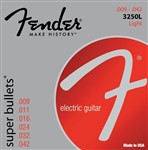 Fender 3250L Nickel-Plated Steel Super Bullet Strings 9-42