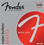 Fender 3250R Nickel-Plated Steel Super Bullet Strings 10-46