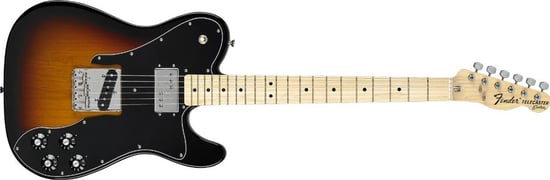 Fender '72 Telecaster Custom (3 Colour Sunburst, Maple)
