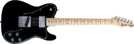 Fender '72 Telecaster Custom (Black, Maple)