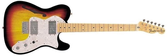 Fender '72 Telecaster Thinline (3 Colour Sunburst)