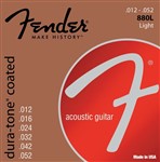 Fender 880L Dura-Tone Coated 80/20 Bronze Strings 12-52