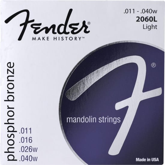 Fender 2060L Acoustic Mandolin Phosphor Bronze Strings 11-40