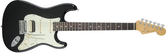 Fender American Elite Stratocaster HSS Shawbucker (Mystic Black, Rosewood)