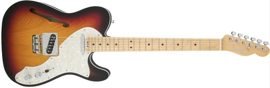 Fender American Elite Thinline Telecaster (3-Colour Sunburst)