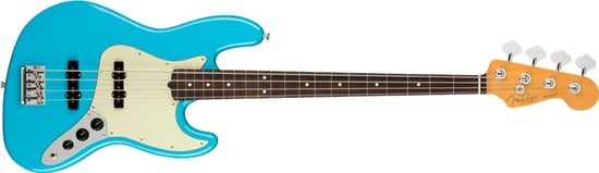 Fender American Professional II Jazz Bass, Rosewood Fingerboard, Miami Blue