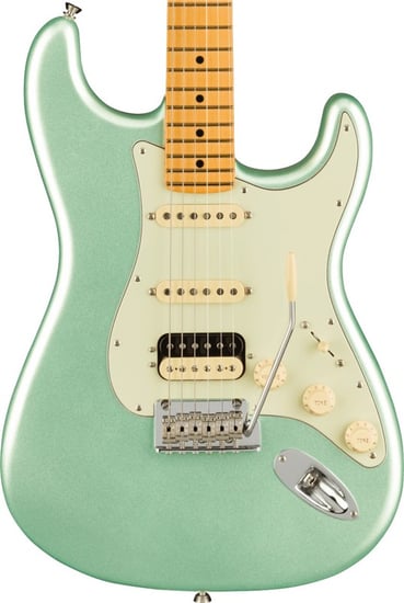 Fender American Professional II Stratocaster HSS, Maple Fingerboard, Mystic Surf Green